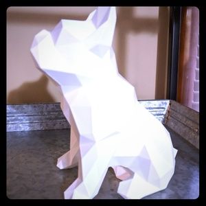 Reserved black french bull dog 3d printed